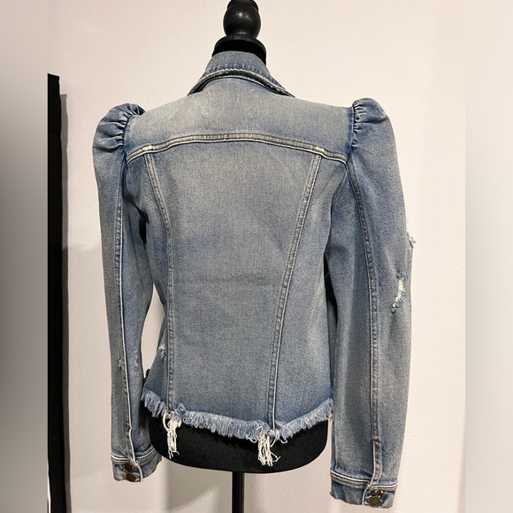 Retrofete Ada Denim Jacket features Puffed sleeves - Picture 2 of 8